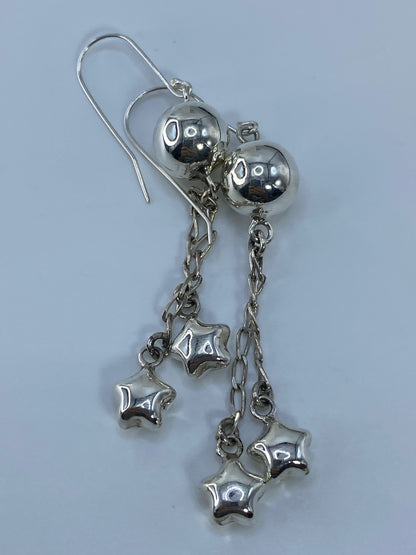 Aretes de Plata Cartoneado — Esferas Largas Taxco 925 — foto 5