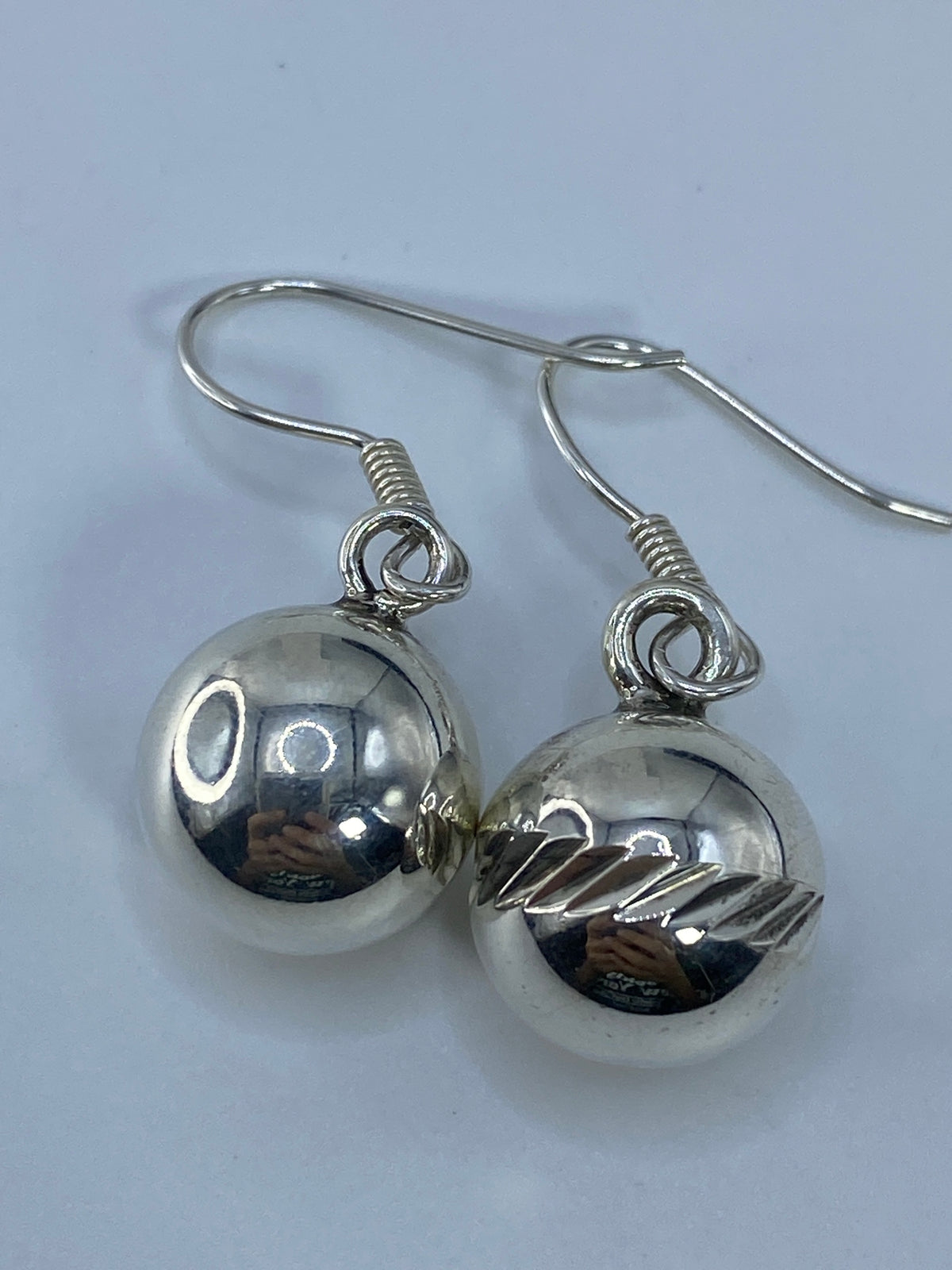 Aretes de Plata Cartoneado Esférico — Taxco 925 — foto 5