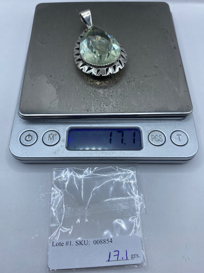 Dije de Plata Gota Circonia Engastada — Taxco 925 — foto 6