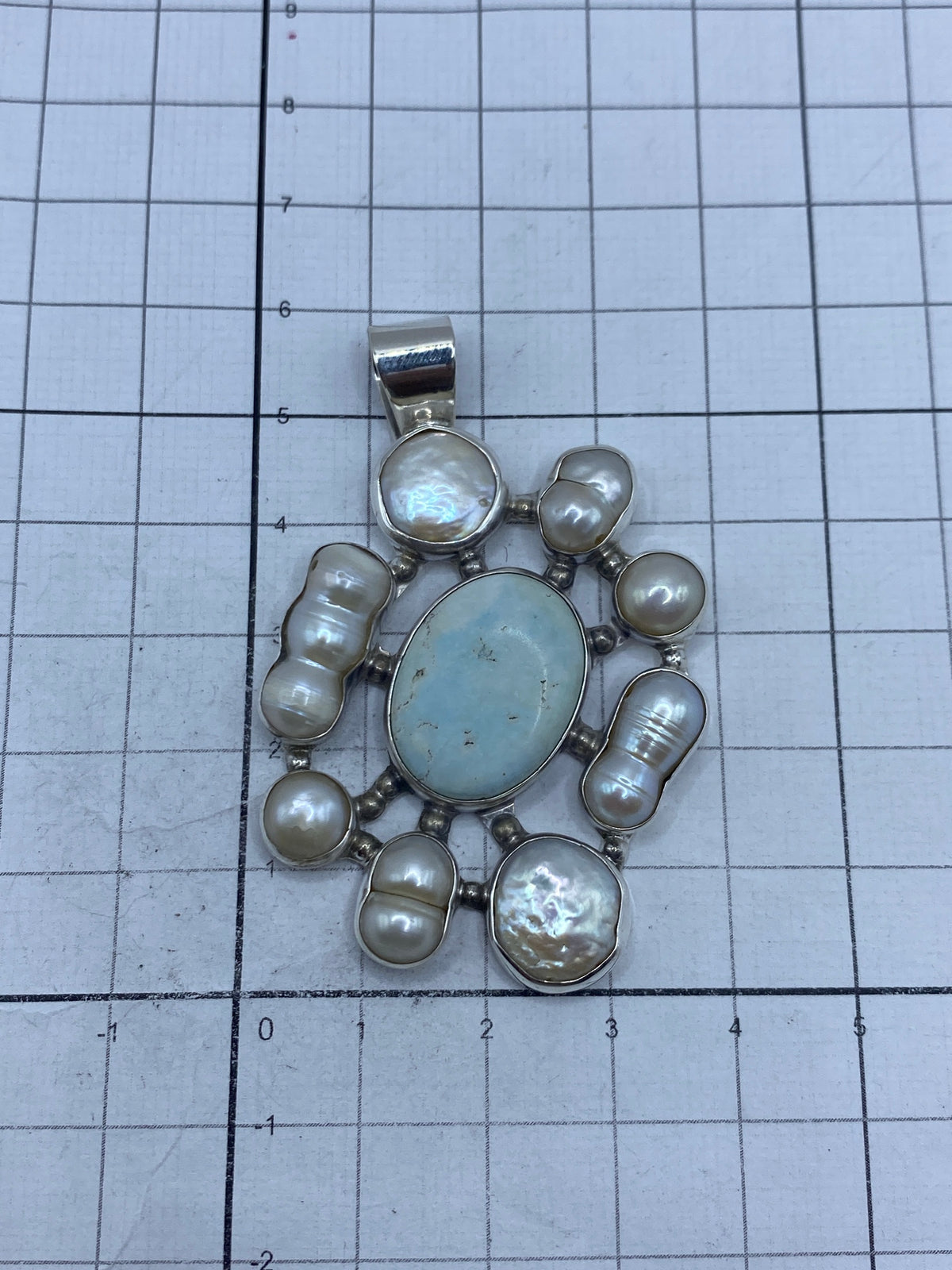 Dije de Plata Perla Blanca — Taxco 925 — foto 6