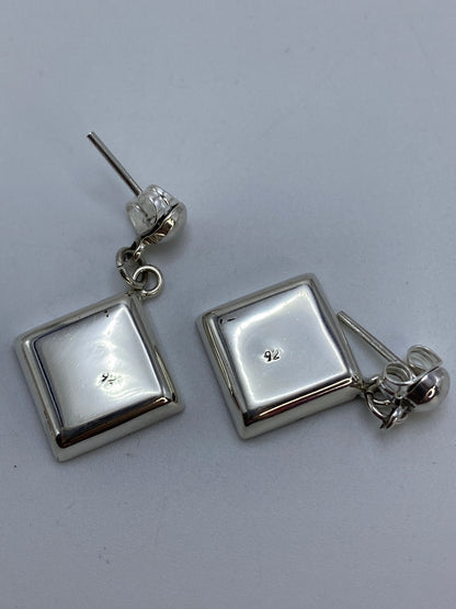 Aretes de Plata con Ópalo de Fuego — Taxco 925 — foto 5