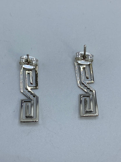 Aretes de Plata Calado Geométrico — Taxco 925 — foto 5