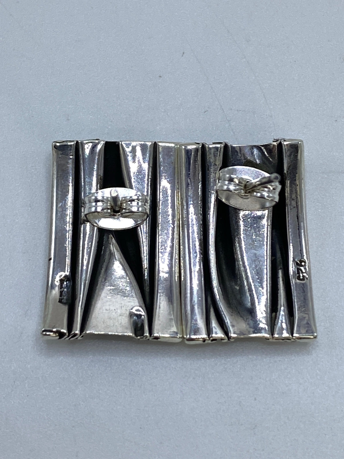 Aretes de Plata Geométricos Taxco 925 — foto 5