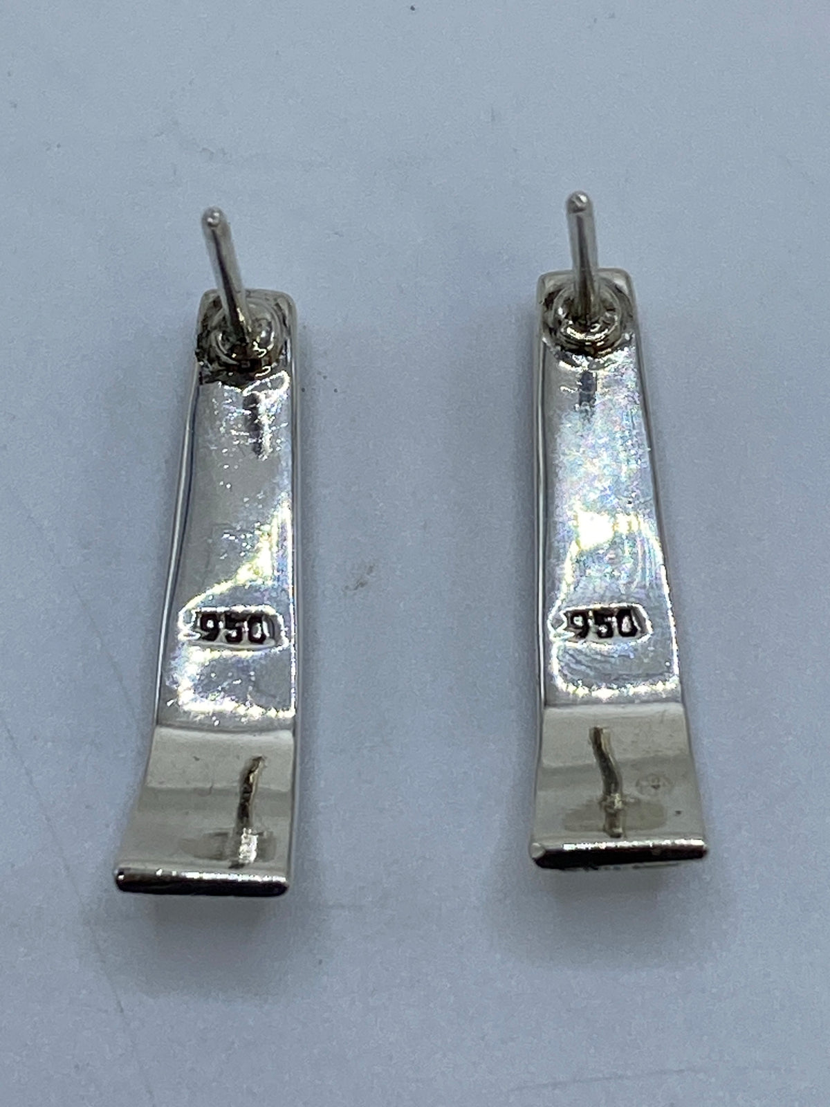 Aretes Plata con Ópalo de Fuego y Ónix — Taxco 950 — foto 5