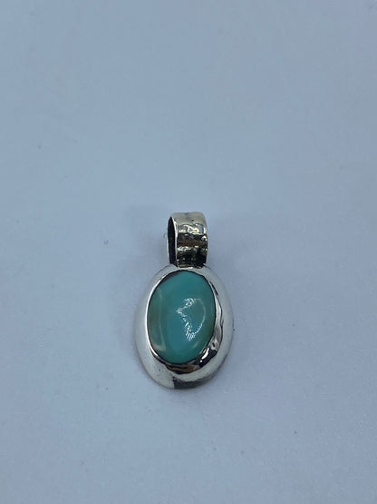 Dije Turquesa Azul Cielo en Plata 925 — Taxco — foto 5