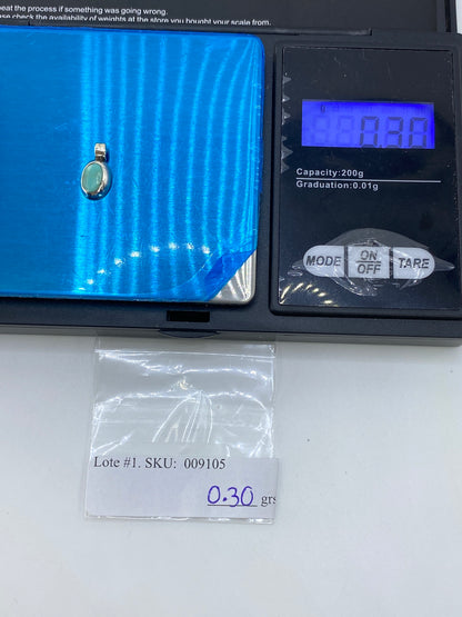 Dije Turquesa Azul Cielo en Plata 925 — Taxco — foto 6
