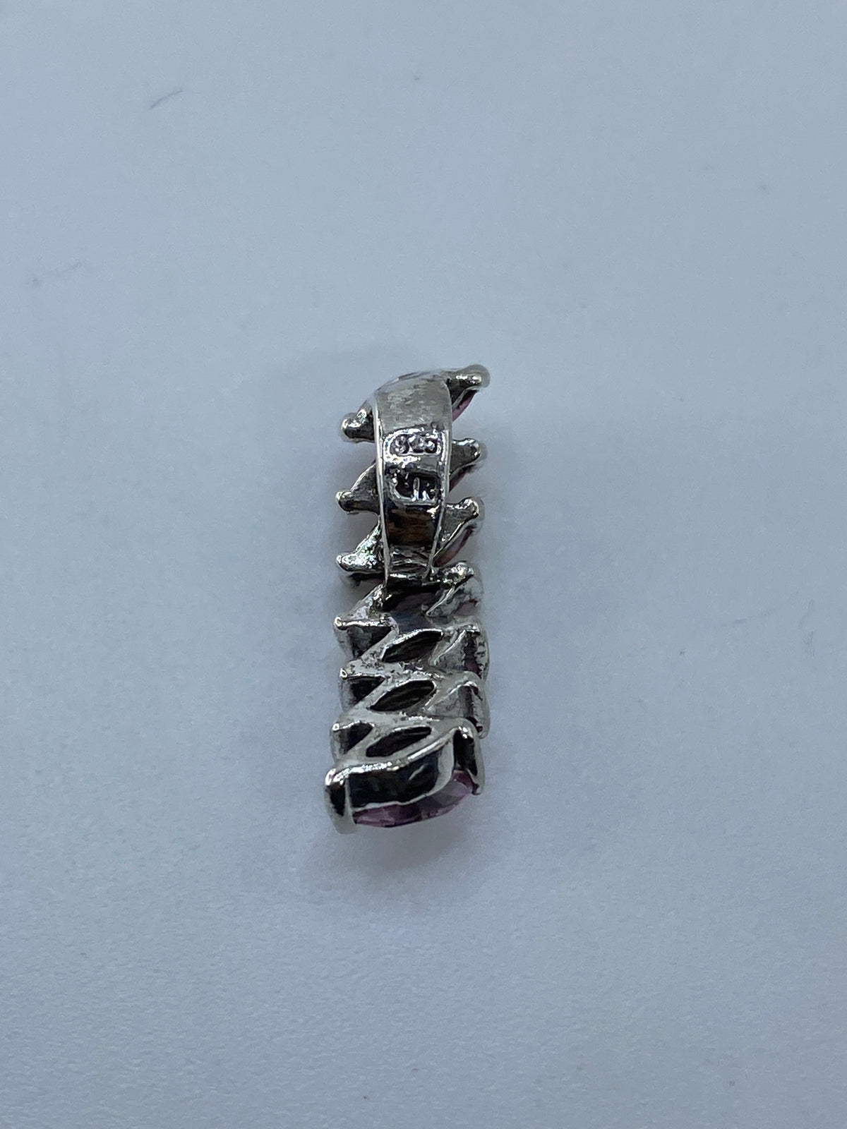 Dije de Plata Circonia Rosa — Taxco 925 — foto 5