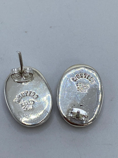 Aretes de Plata Opalo de Fuego y Ojo de Gato — Taxco 950 — foto 5