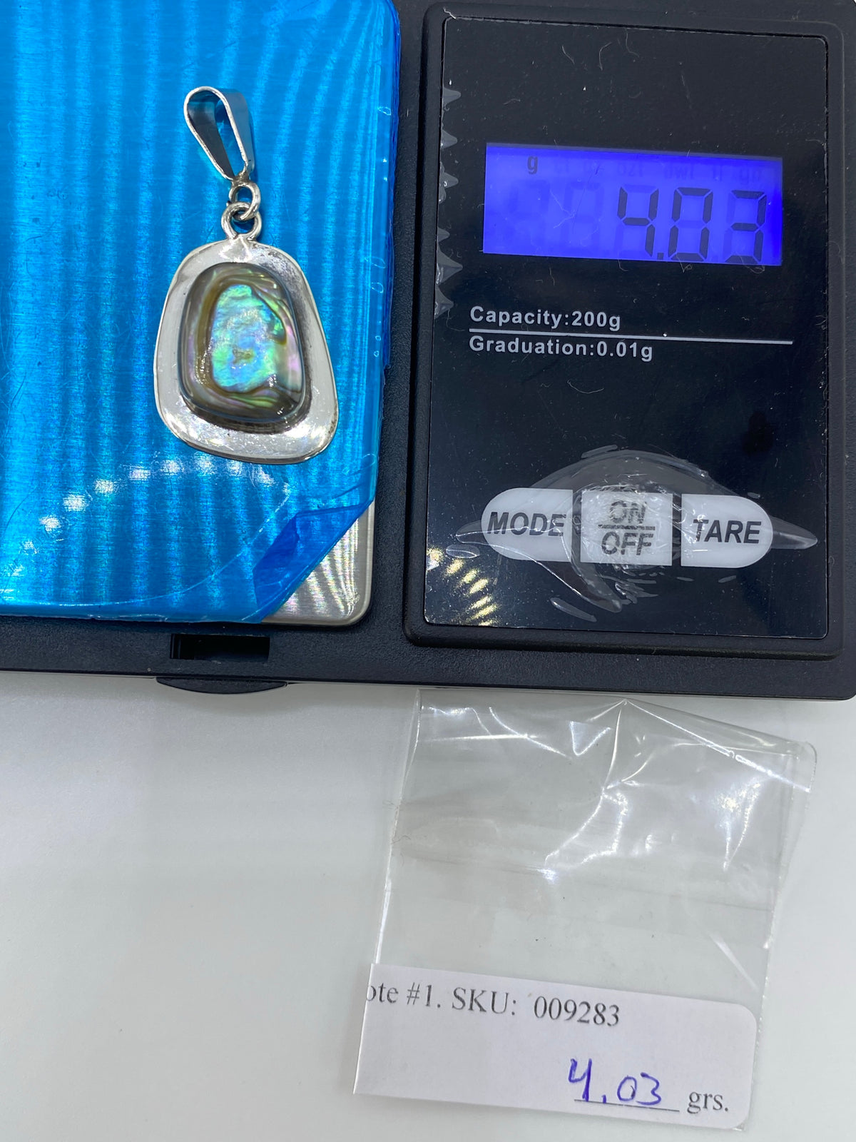 Dije de Plata 925 con Piedra Natural Irisada — Taxco — foto 6