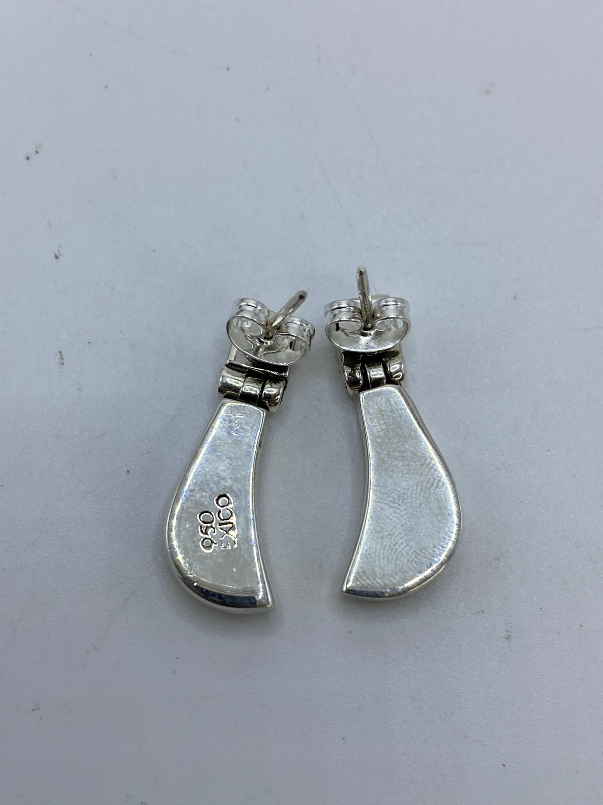 Aretes de Plata con Ópalo de Fuego Multicolor — Taxco 950 — foto 5