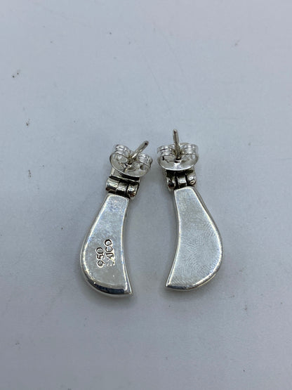 Aretes de Plata con Ópalo de Fuego Multicolor — Taxco 950 — foto 5