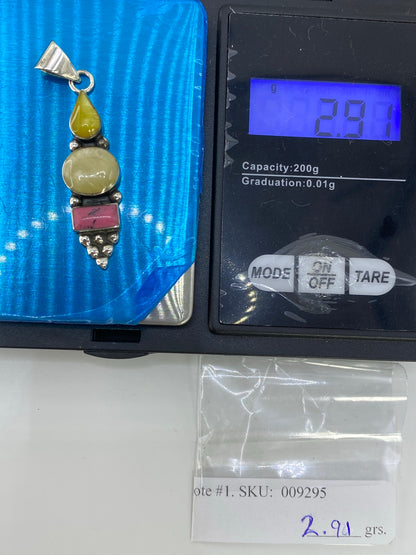 Dije de Plata 925 con Piedras Multicolor — Taxco — foto 6