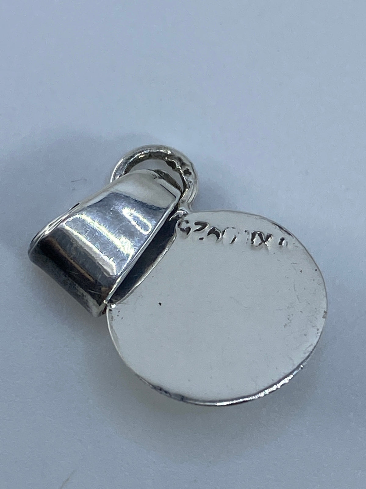 Dije Plata Ojo de Gato Verde — Taxco 925 — foto 5