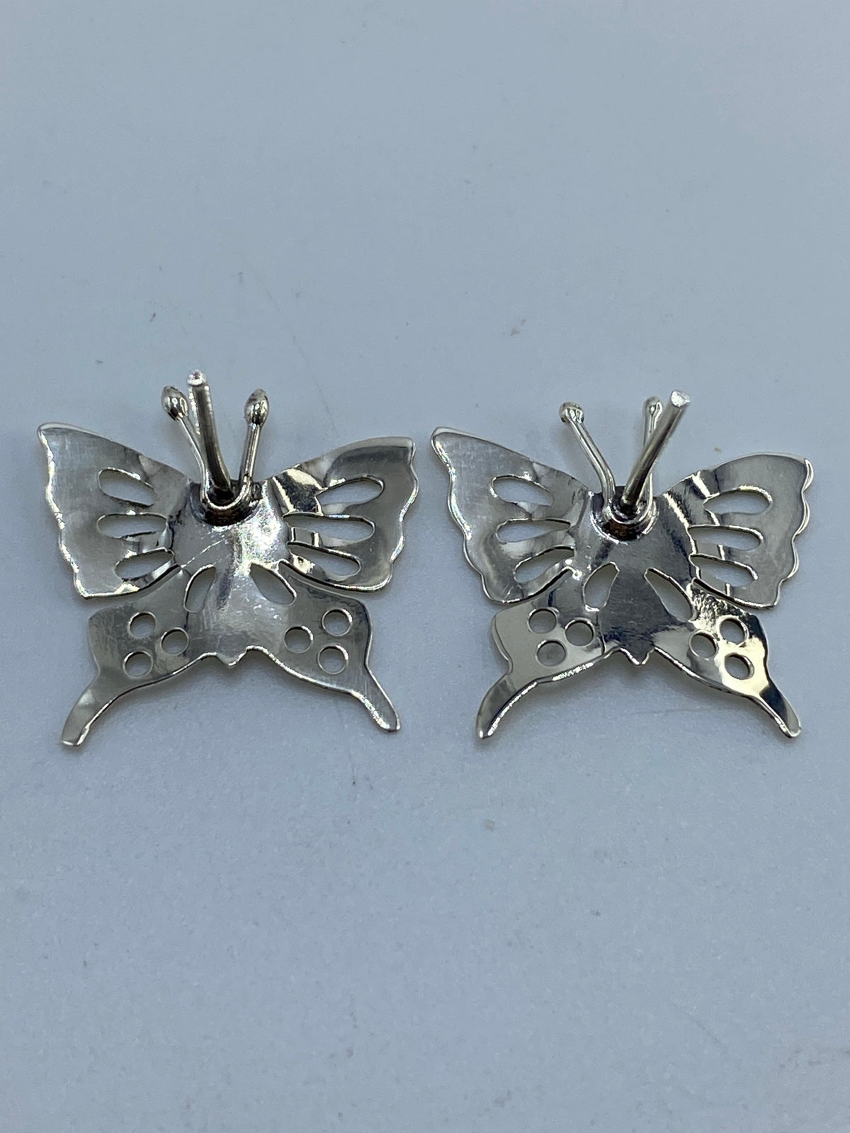 Aretes de Plata Calado Mariposa — Taxco 925 — foto 5