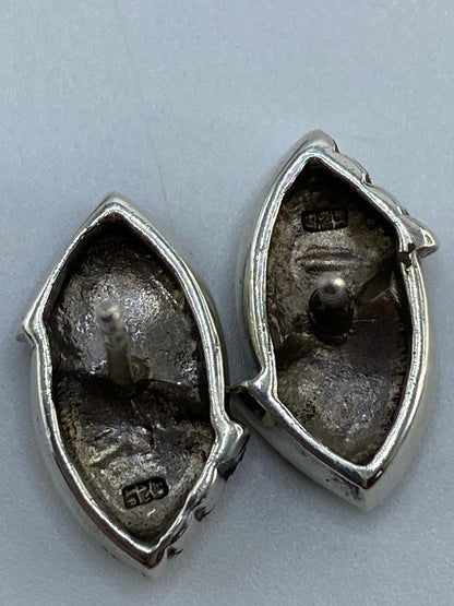 Aretes de Plata Repujados — Taxco 925 — foto 5