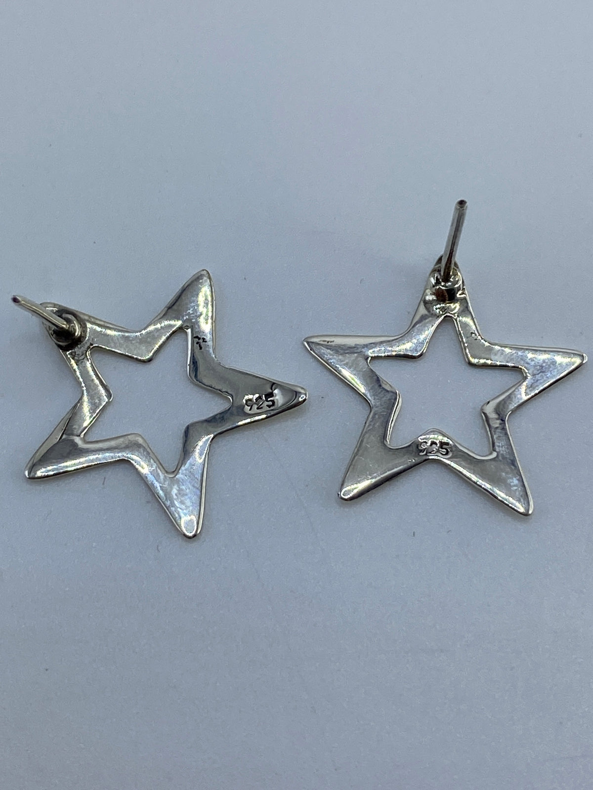 Aretes de Plata Estrella Abierta — Taxco 925 — foto 5