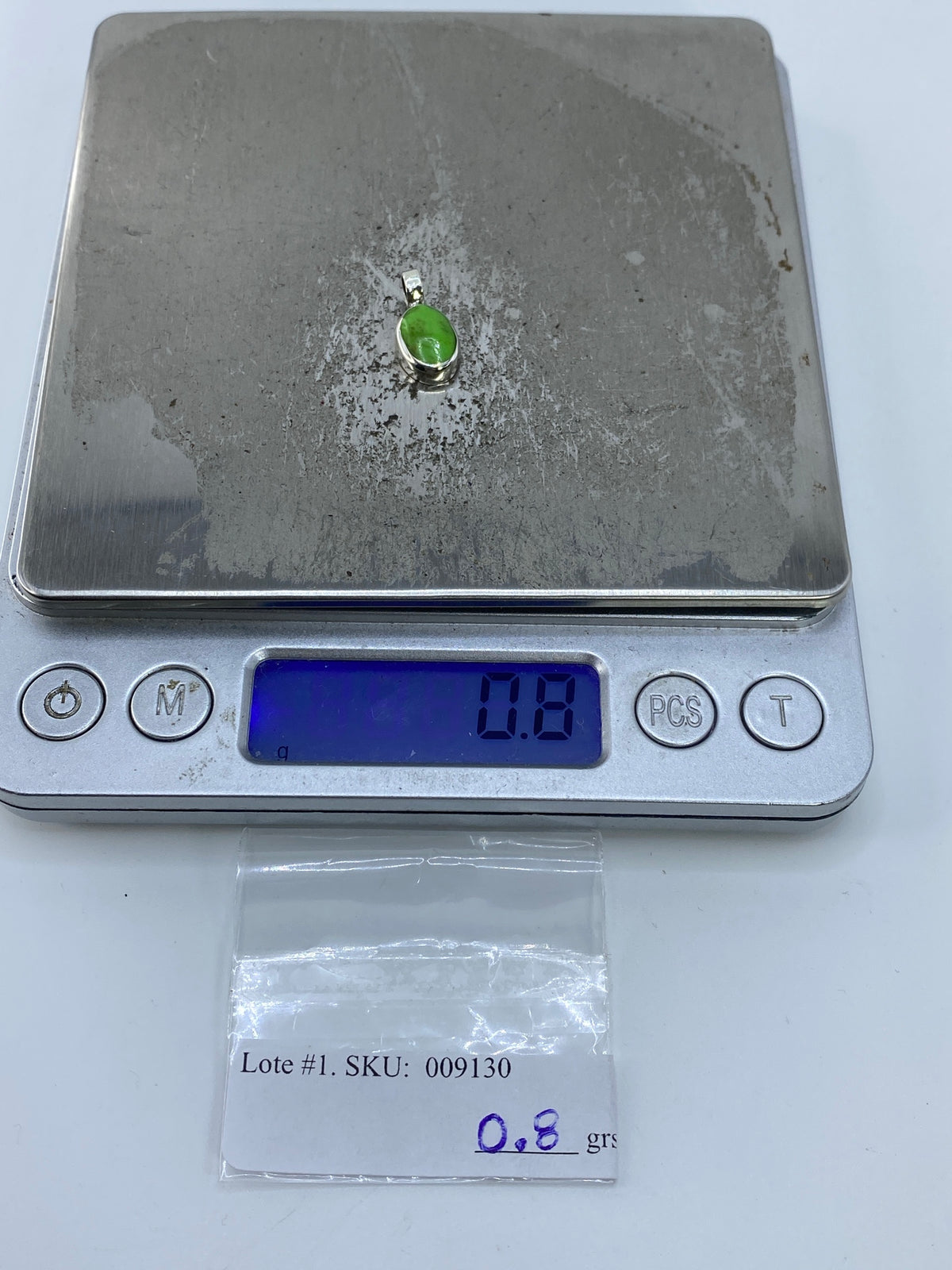 Dije de Plata con Coral Verde — Taxco 925 — foto 6