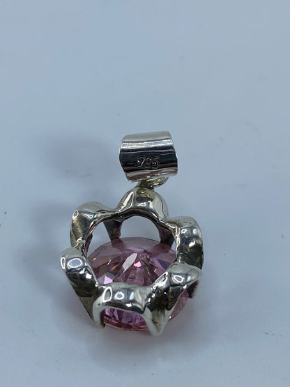 Dije de Plata Circonia Rosa — Taxco 925 — foto 5