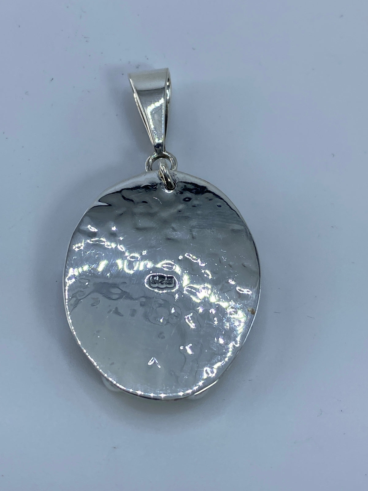 Dije Virgen de Guadalupe Plata 925 con Lapislázuli — foto 5
