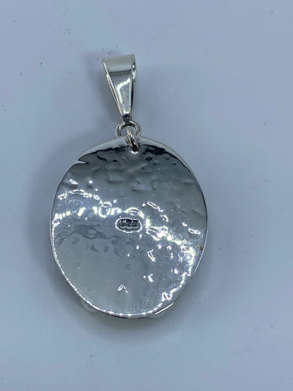 Dije Virgen de Guadalupe Plata 925 con Lapislázuli — foto 5