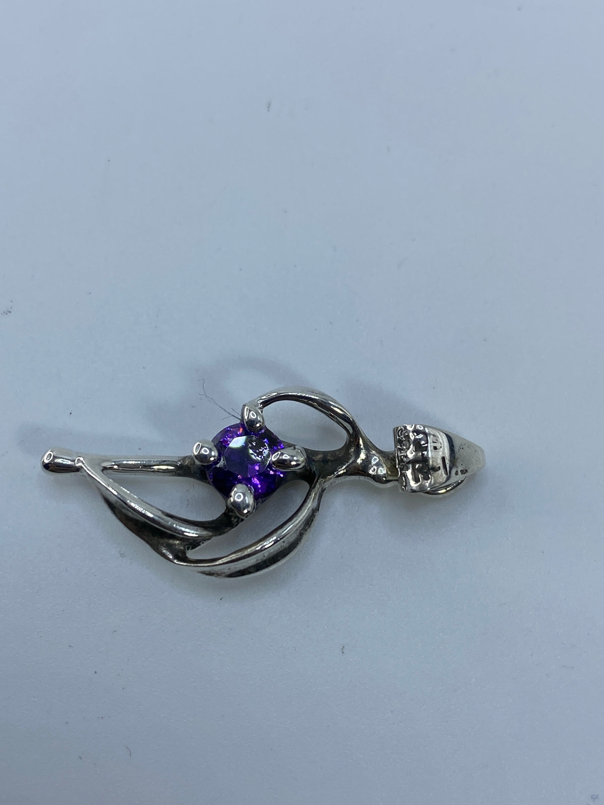Dije de Plata con Circonia Morada — Taxco 925 — foto 5
