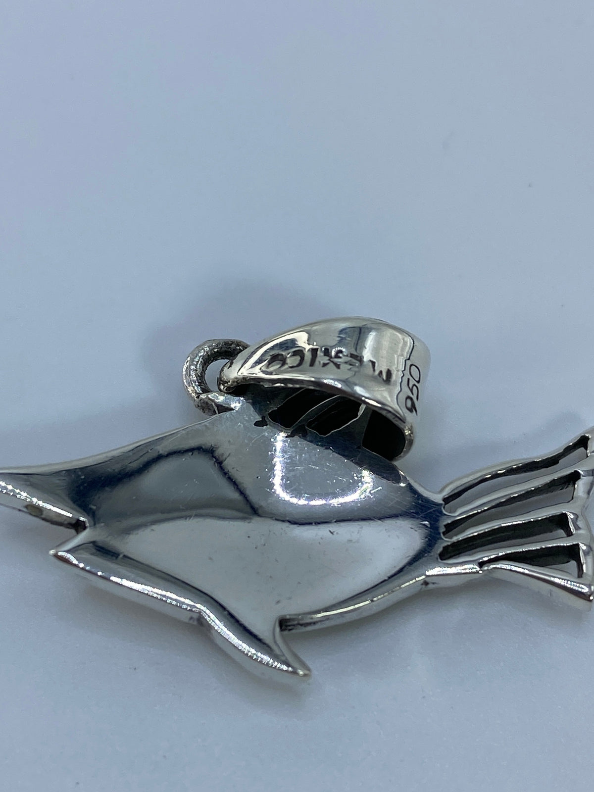 Dije Pez de Plata con Piedra Rosa — Taxco 925 — foto 5