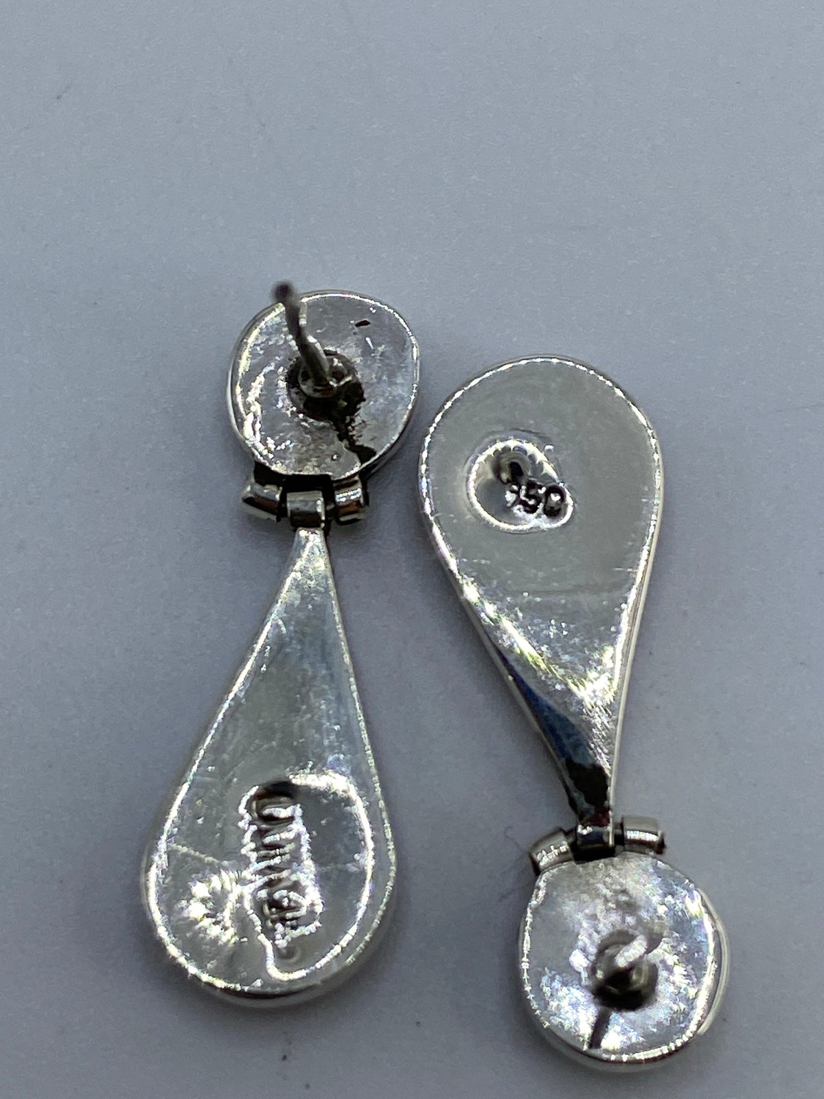 Aretes de Plata con Ónix y Coral — Taxco 950 — foto 5