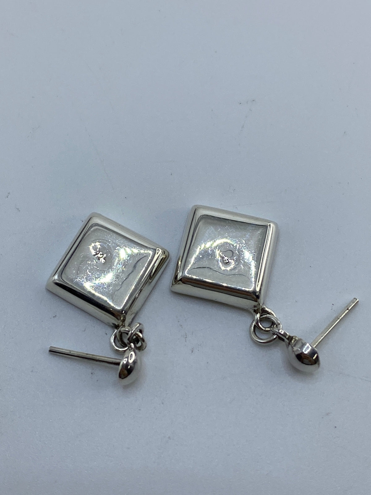 Aretes de Plata con Ópalo de Fuego Multicolor — Taxco 925 — foto 5