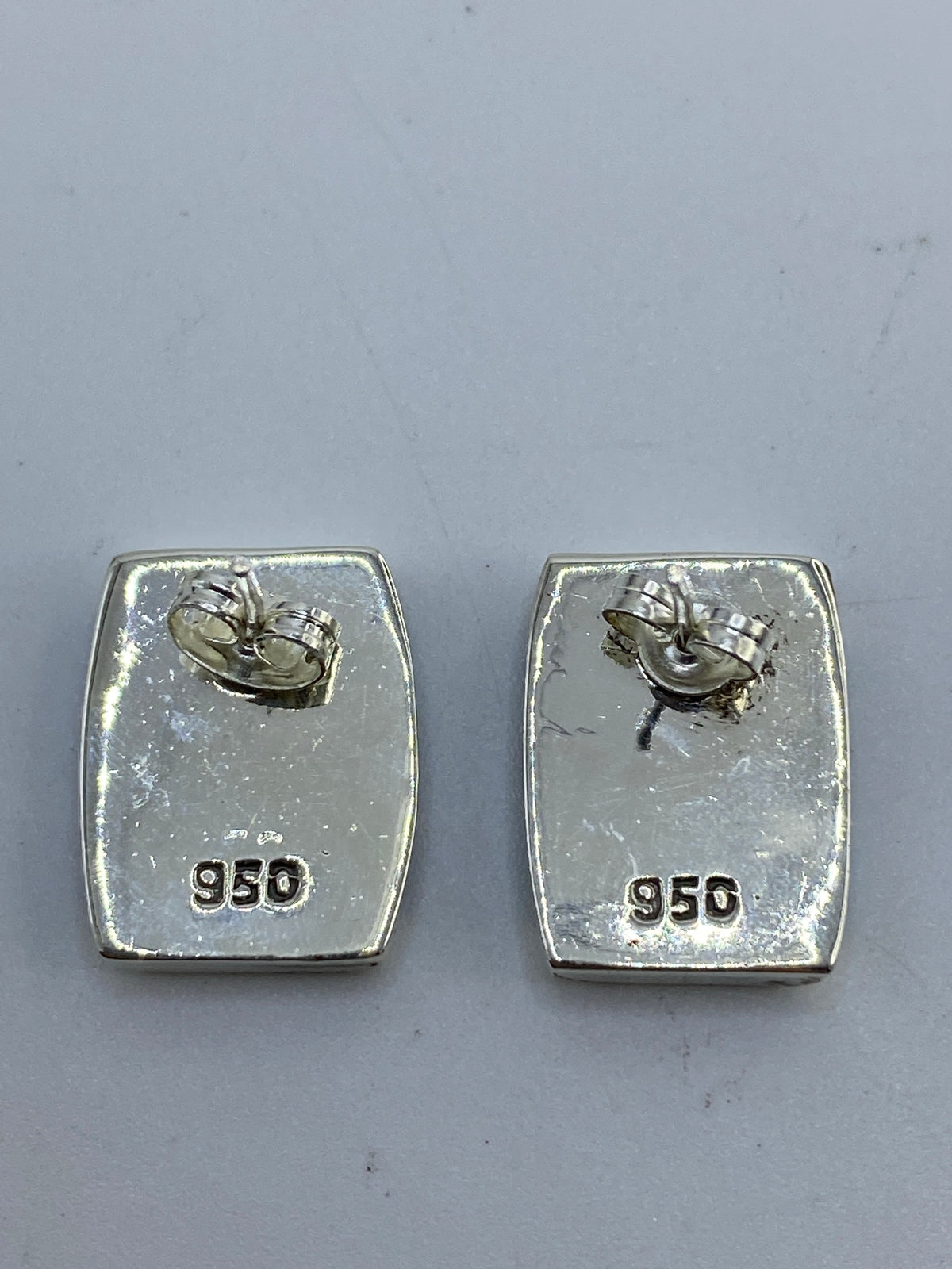 Aretes de Plata 950 con Ópalo de Fuego — Taxco — foto 5