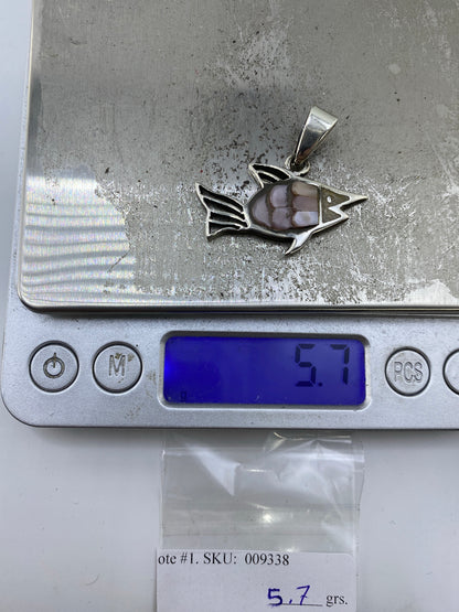 Dije Pez de Plata 950 con Piedra Rosa — Taxco — foto 6