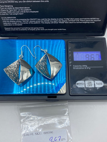 Aretes de Plata Combinada Geométricos — Taxco 925 — foto 6