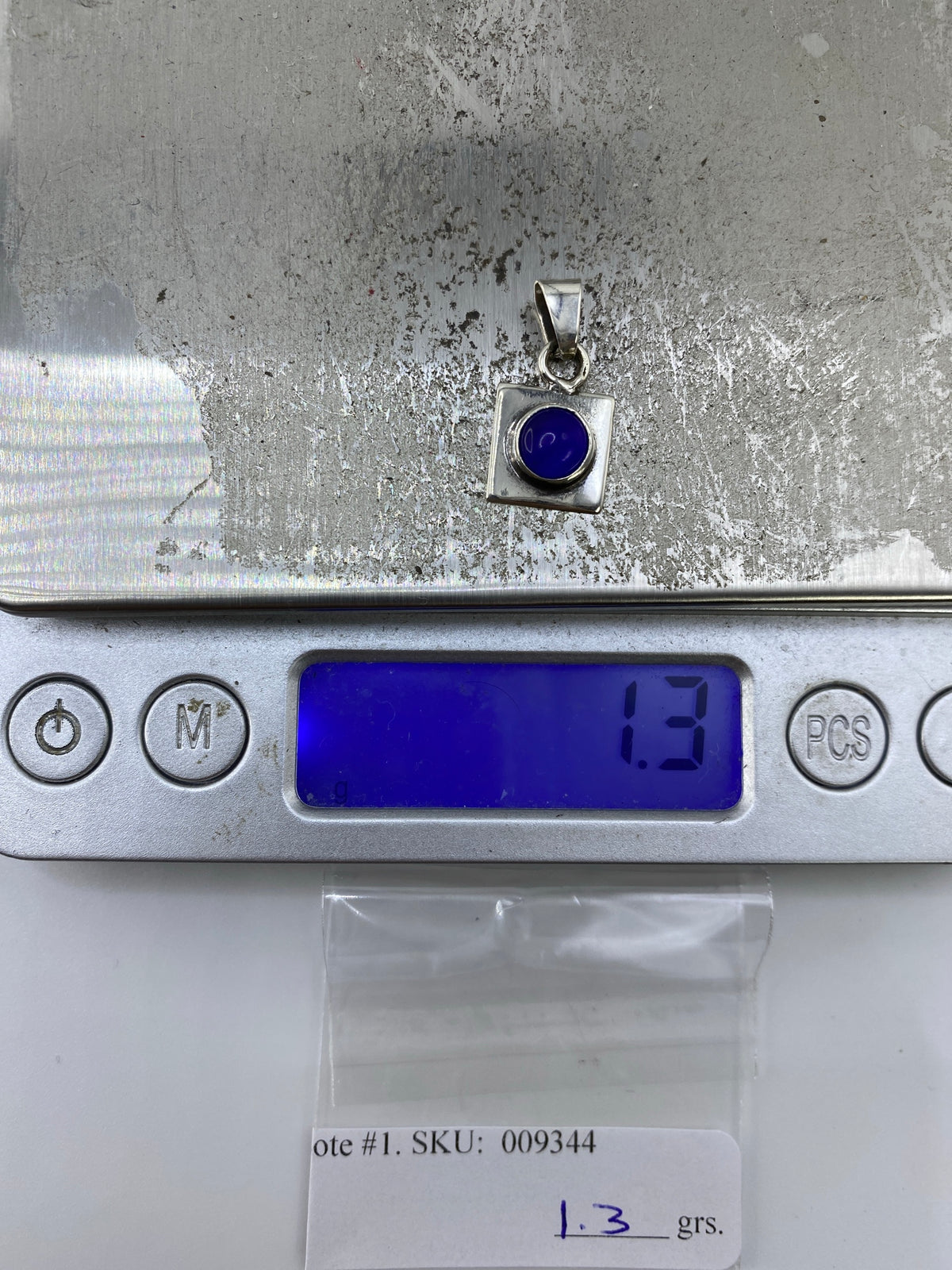 Dije de Plata con Piedra Azul — Taxco 925 — foto 6