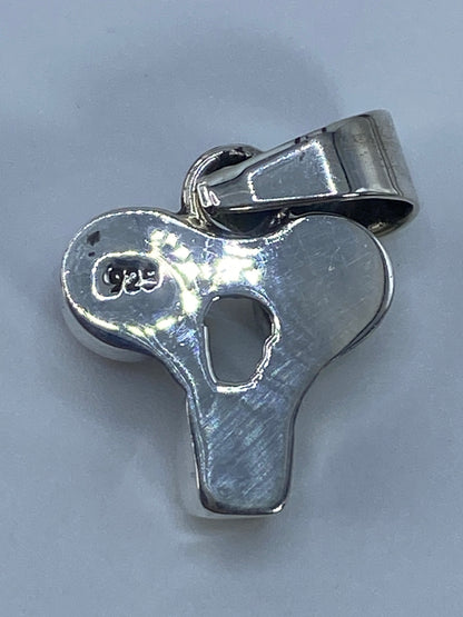 Dije de Plata con Piedras Negra y Roja — Taxco 925 — foto 5