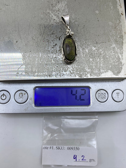 Dije de Plata con Piedra Verde — Taxco 925 — foto 6