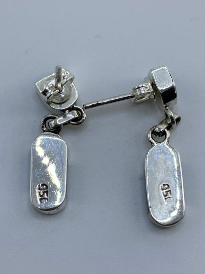Aretes de Plata Turquesa Azul — Taxco 950 — foto 5