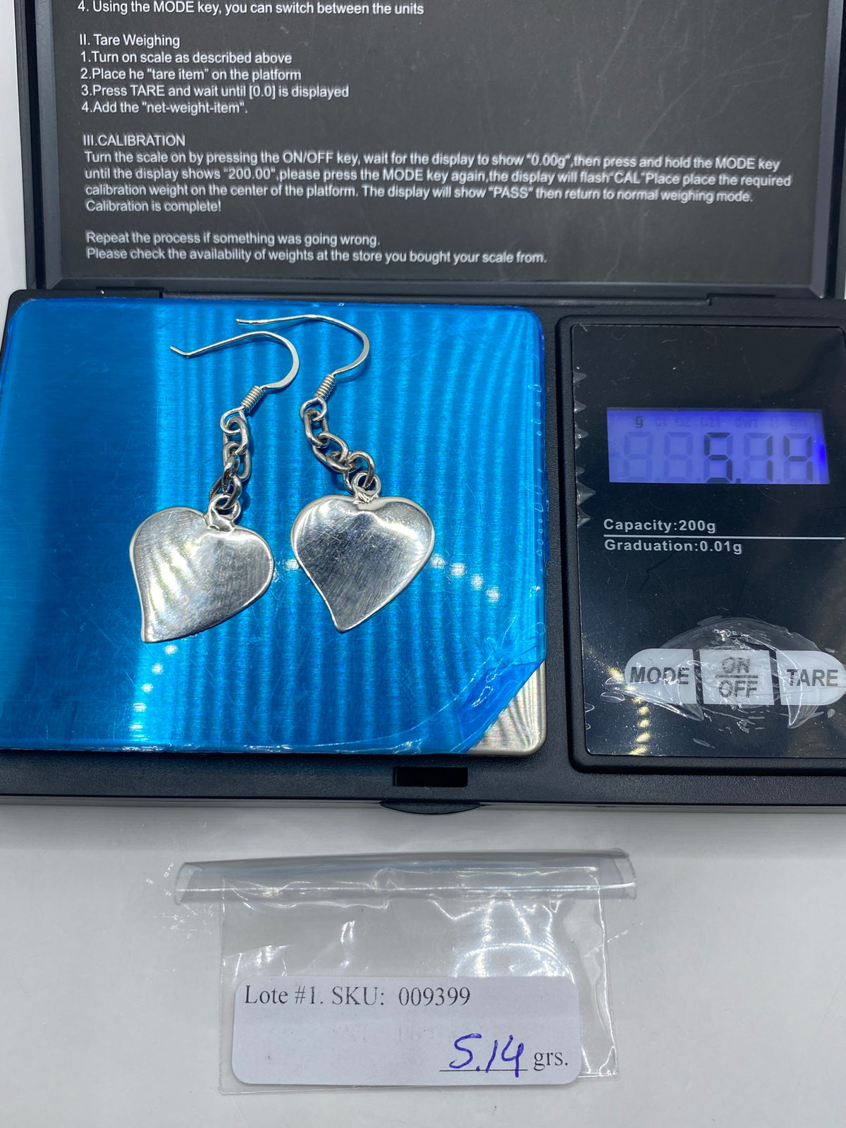 Aretes de Plata Corazón — Taxco 925 — foto 6