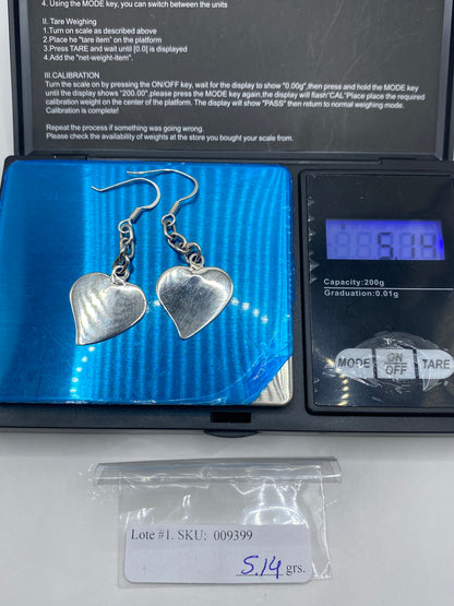Aretes de Plata Corazón — Taxco 925 — foto 6