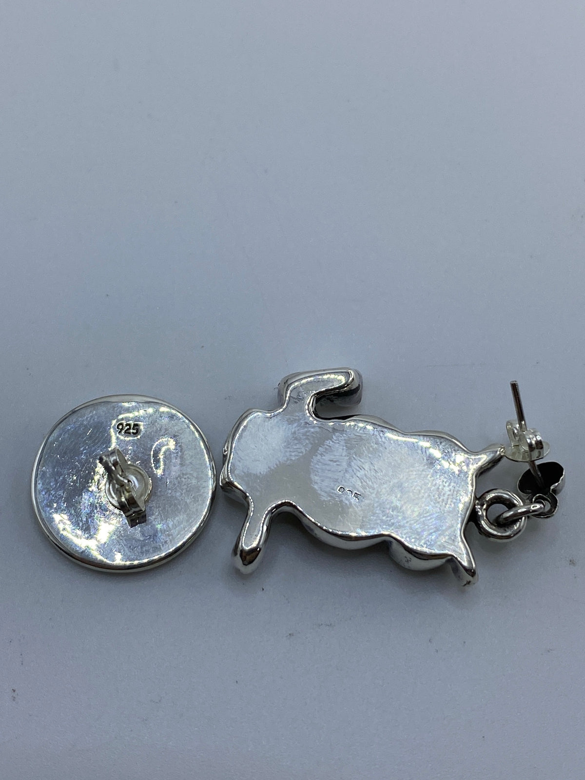 Aretes Búho Cartoneado Plata 925 — Taxco — foto 5