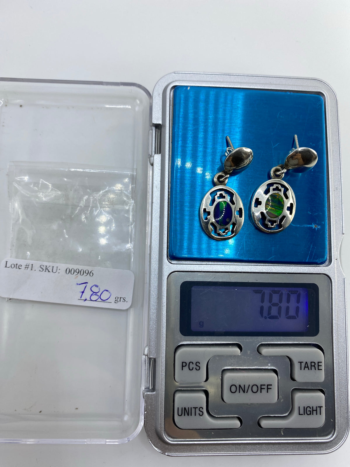 Aretes de Plata Ópalo de Fuego Multicolor — Taxco 925 — foto 6