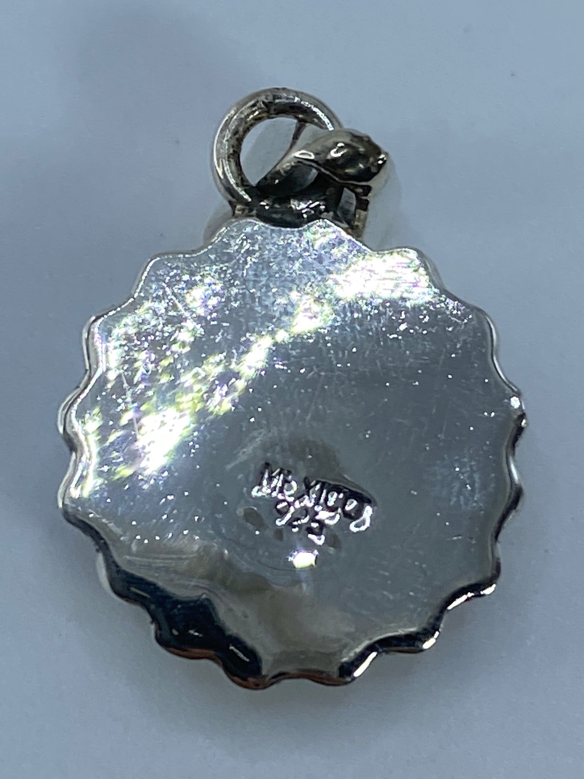 Dije Plata 925 Incrustación Piedra Multicolor — Taxco — foto 5