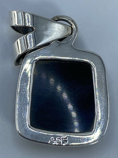 Dije de Plata Onix Negra Minimalista — Taxco 925 — foto 5