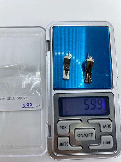 Aretes de Plata Cartoneado Geométrico — Taxco 925 — foto 6