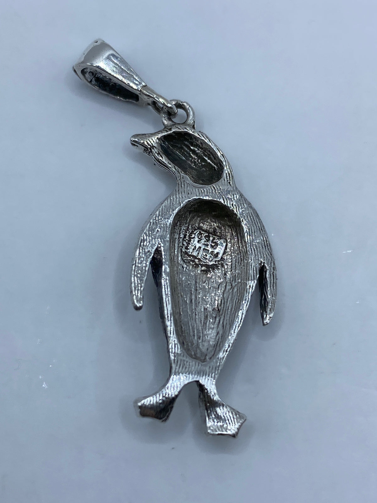Dije Pingüino de Plata 925 con Marcasita — Taxco — foto 5