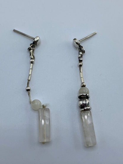 Aretes de Plata con Cuarzo Blanco — Taxco 925 — foto 5
