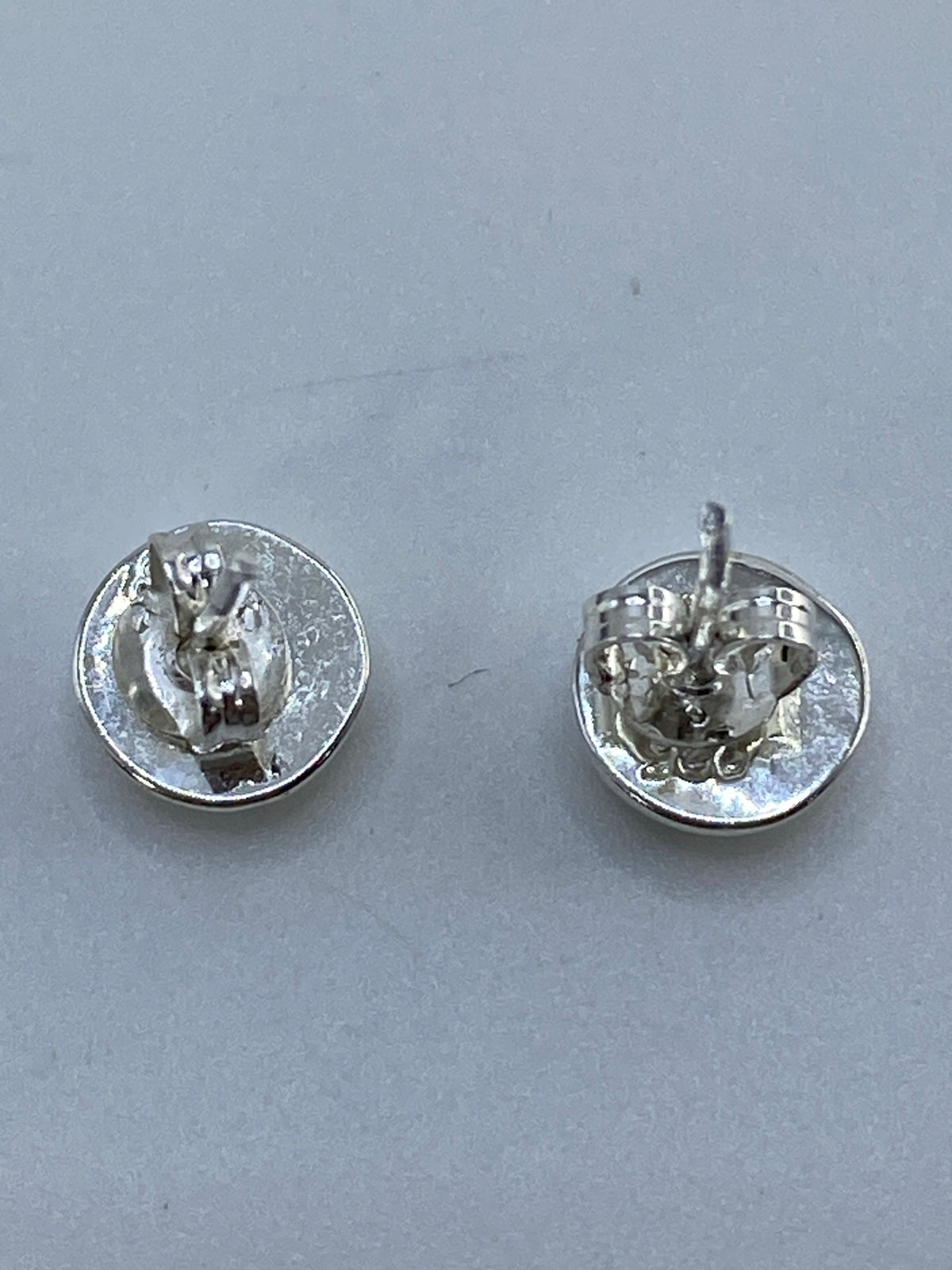 Aretes de Plata con Ópalo de Fuego Azul — Taxco 925 — foto 5