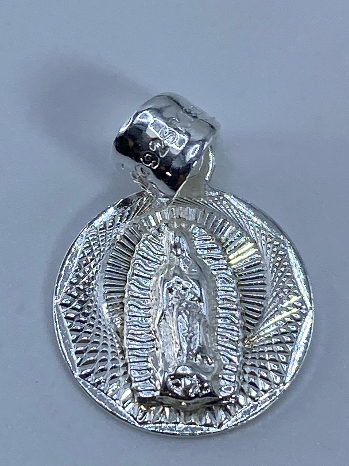 Dije Plata Virgen de Guadalupe Repujado — Taxco 925 — foto 5