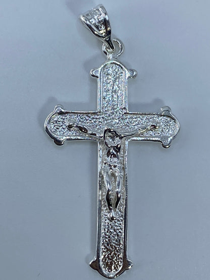 Crucifijo de Plata Repujado — Dije Taxco 925 — foto 5