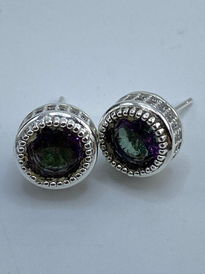 Aretes de Plata Circonia Multicolor — Taxco 925 — foto 5