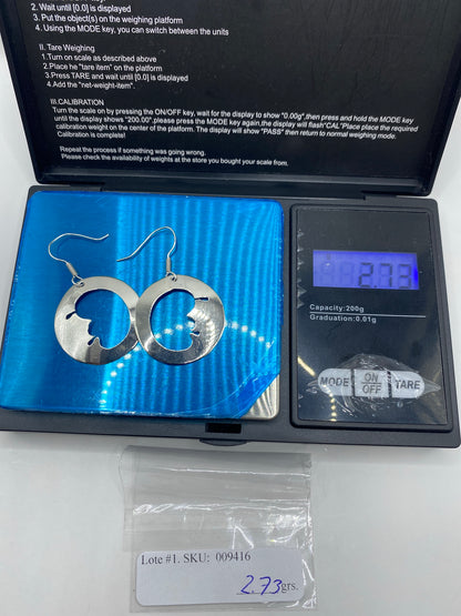 Aretes de Plata Calado Luna — Taxco 925 — foto 6