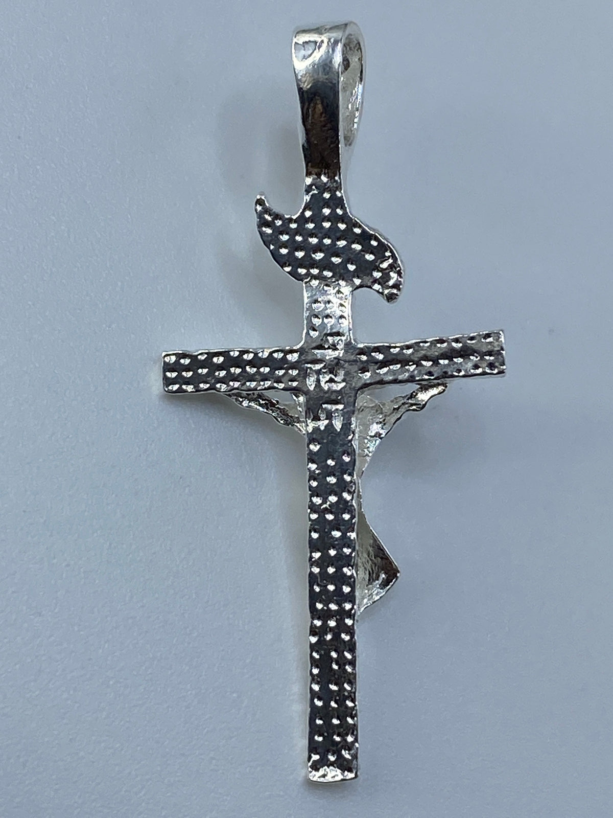 Crucifijo de Plata Repujado — Dije Taxco 925 — foto 5